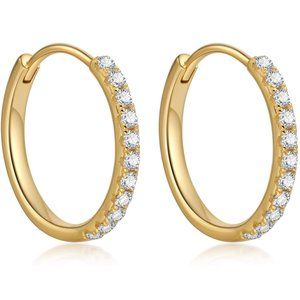 Hoop Earrings for Women Huggie Hoops Silver Gold